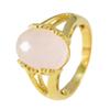 55Carat Choose Your Color Genuine Stone Ring 18K Gold Plated Oval Handmade Jewellery for Gift Sizes 4-13 view 3