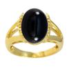55Carat Choose Your Color Genuine Stone Ring 18K Gold Plated Oval Handmade Jewellery for Gift Sizes 4-13 view 2