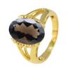 55Carat Choose Your Color Genuine Stone Ring 18K Gold Plated Oval Handmade Jewellery for Gift Sizes 4-13 view 3
