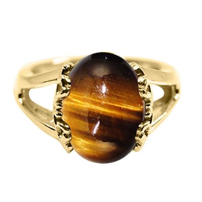 55Carat Choose Your Color Genuine Stone Ring 18K Gold Plated Oval Handmade Jewellery for Gift Sizes 4-13