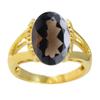 55Carat Choose Your Color Genuine Stone Ring 18K Gold Plated Oval Handmade Jewellery for Gift Sizes 4-13 view 2