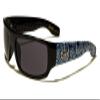 Locs Hardcore Bandanna Sunglasses (1 Red ! Blue) Smaller Adult Size view 2