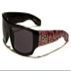 Locs Hardcore Bandanna Sunglasses (1 Red ! Blue) Smaller Adult Size view 3