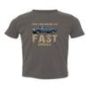 Baku Apparel Two Lane Blacktop Hot Rod Street Drag Racing Little Kids Girls Boys Toddler T-Shirt (Gray, 4T) view 1