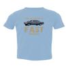 Baku Apparel Two Lane Blacktop Hot Rod Street Drag Racing Little Kids Girls Boys Toddler T-Shirt (Carolina Blue, 2T) view 1