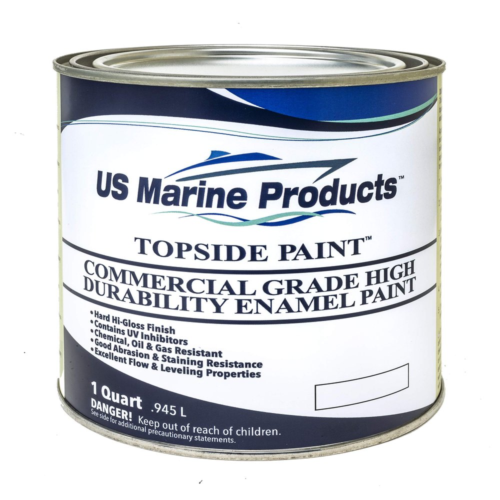 Commercial Grade Topside Paint Yellow Quart