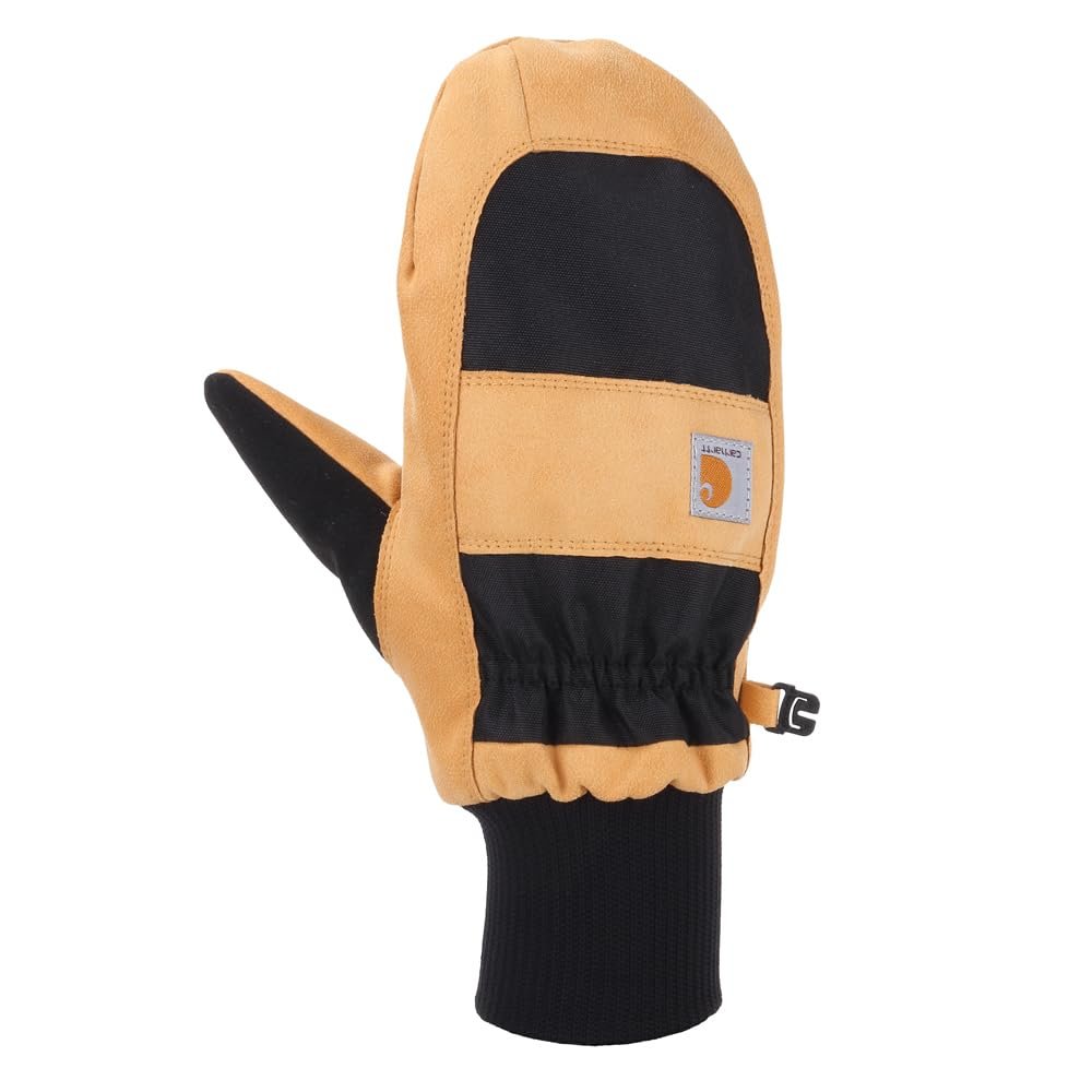 Carhartt womens Back 40 Fingermitt Mittens, Black, Small US