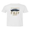 Baku Apparel Two Lane Blacktop Hot Rod Street Drag Racing Little Kids Girls Boys Toddler T-Shirt (White, 5T) view 1