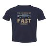 Baku Apparel Two Lane Blacktop Hot Rod Street Drag Racing Little Kids Girls Boys Toddler T-Shirt (Navy, 3T) view 1