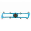 Eclypse RALB Mountain Bike and BMX Platform Pedals Alloy Body Cromolly Spindle 9/16'' Pair (Blue) view 3