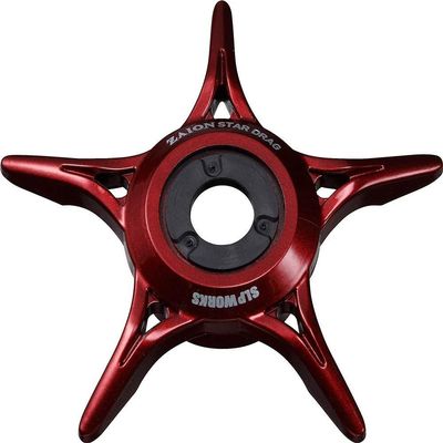 Daiwa SLP Works Drag, SLPW Screwless Zion Star Drag for Bait Reel, Red Reel