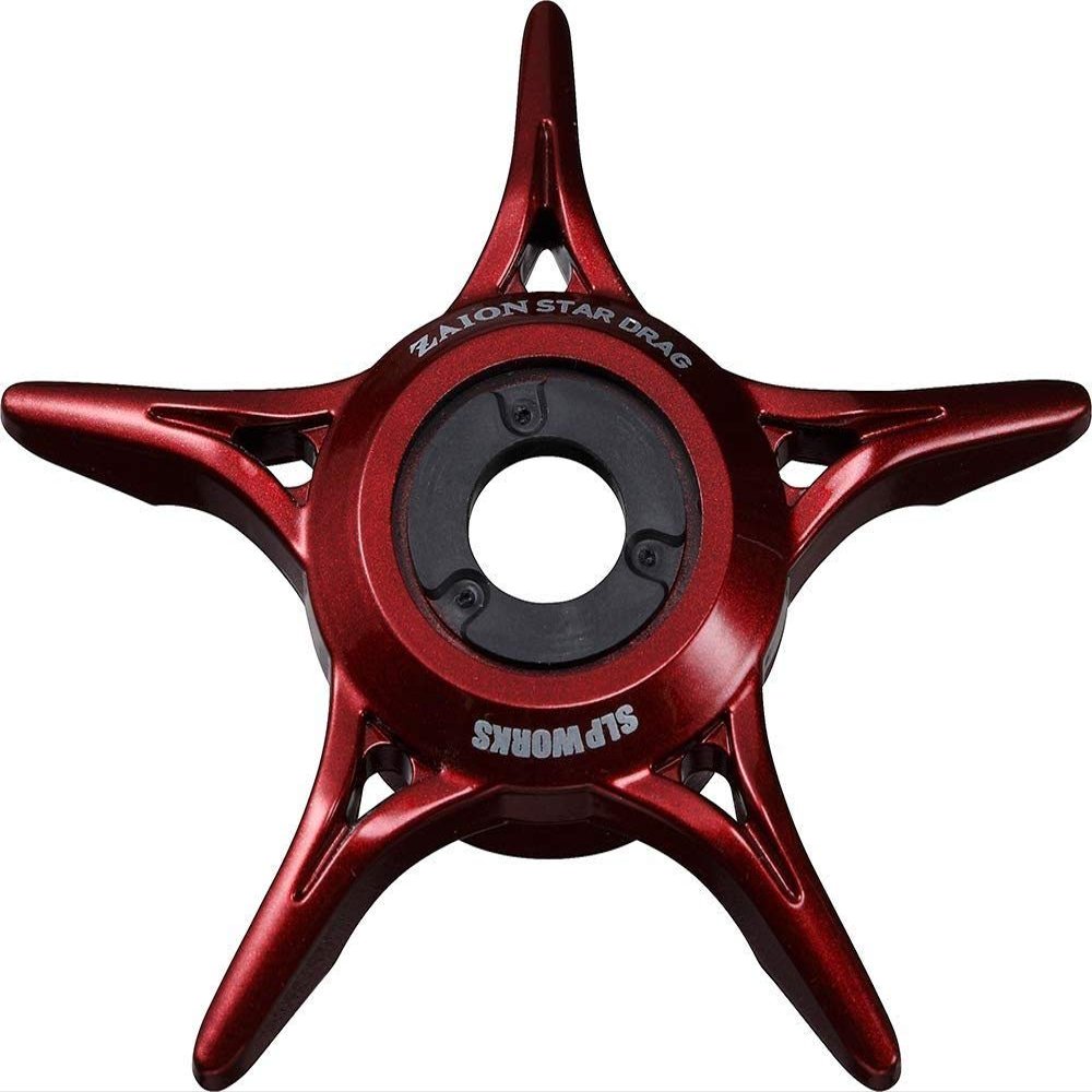 Daiwa SLP Works Drag, SLPW Screwless Zion Star Drag for Bait Reel, Red Reel