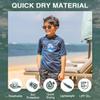 Kanu Surf Big Boys Haywire UPF 50+ Sun Protective Rashguard Swim Shirt, Surf Camo Navy, Large (12) view 2