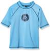 Kanu Surf boys Paradise Upf 50+ Sun Protective Rashguard Swim Rash Guard Shirt, Dolphin Alaska Blue, 14-16 US view 1