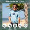 Kanu Surf boys Paradise Upf 50+ Sun Protective Rashguard Swim Rash Guard Shirt, Dolphin Alaska Blue, 14-16 US view 2