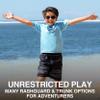 Kanu Surf boys Paradise Upf 50+ Sun Protective Rashguard Swim Rash Guard Shirt, Dolphin Alaska Blue, 14-16 US view 4