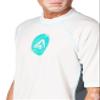 Kanu Surf Men's Horizon UPF 50+ Sun Protective Rashguard Swim Shirt Swimwear, Dolphin White, XX-Large view 2