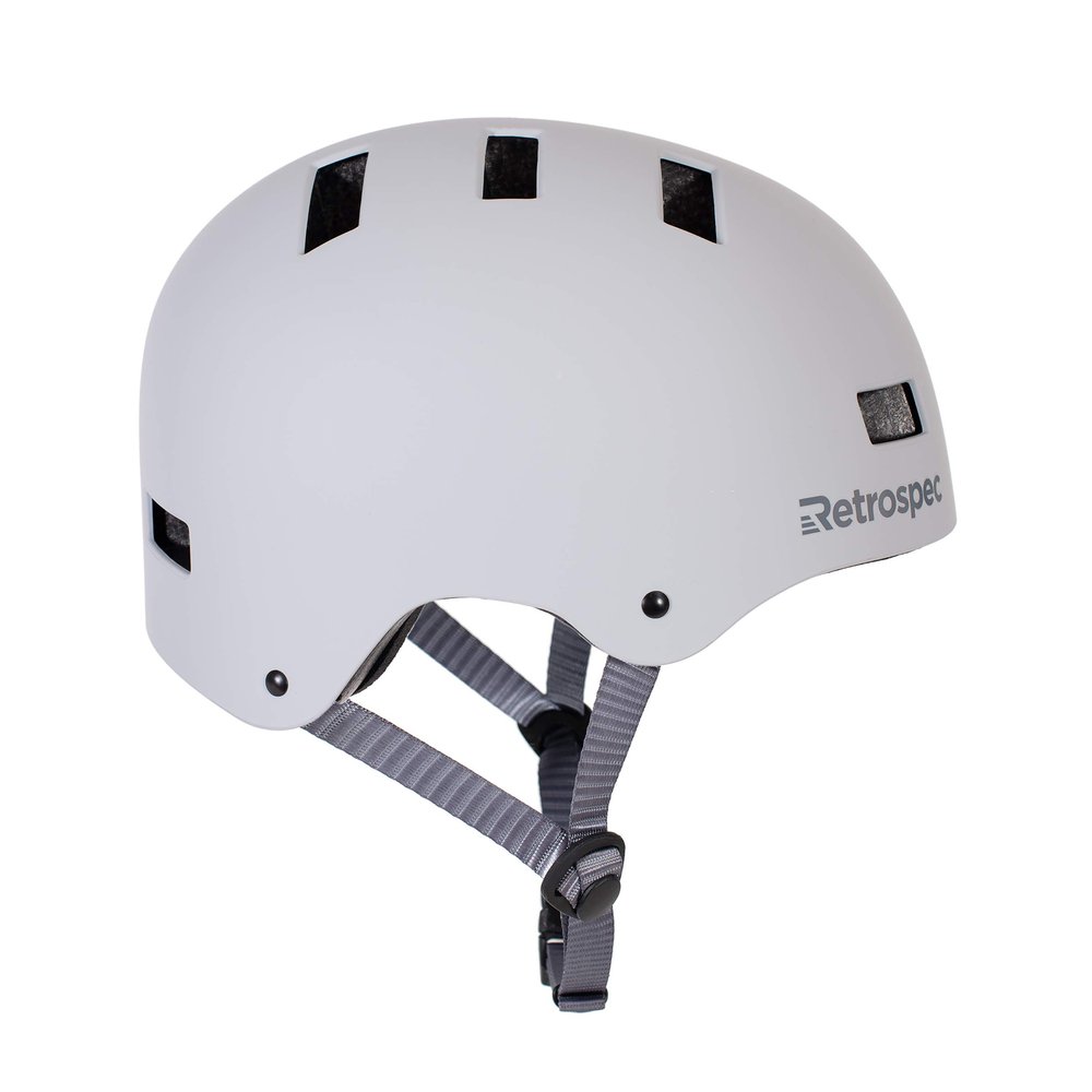 Retrospec CM-1 Bicycle / Skateboard Helmet for Adult Commuter, Bike, Skate , Matte Slate, 51-55 cm / Small
