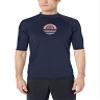 Kanu Surf Men's Mercury UPF 50+ Short Sleeve Sun Protective Rashguard Swim Shirt, Avalon Navy, Small view 2