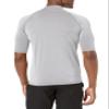 Kanu Surf mens Fiji Upf 50+ Short Sleeve Sun Protective Rashguard Swim Rash Guard Shirt, Horizon Grey, XX-Large US view 2
