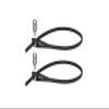 Hiplok B0001104 Z LOK-Armoured Security Tie & Bike Lock, Twin Black, Twin Pack view 1