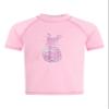 Kanu Surf Toddler Girls Jade UPF 50+ Sun Protective Rashguard Swim Shirt, Willow Pink, 3T view 1