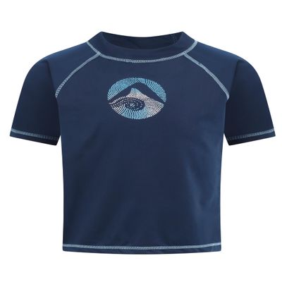 Kanu Surf Toddler Boys Paradise UPF 50+ Sun Protective Rashguard, Vacay Navy, 3T