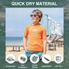 Kanu Surf Toddler Boys Haywire UPF 50+ Sun Protective Rashguard Swim Shirt, Avalon Orange, 3T view 2