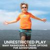 Kanu Surf Toddler Boys Haywire UPF 50+ Sun Protective Rashguard Swim Shirt, Avalon Orange, 3T view 4