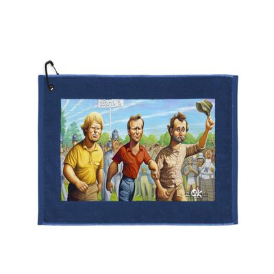 Devant Sport Towels Caddyshack Collection: Carl Spackler, 16" x 25", Blue Edge