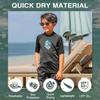 Kanu Surf Toddler Boys Haywire UPF 50+ Sun Protective Rashguard Swim Shirt, Surf Camo Black, 4T view 2