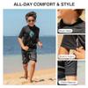 Kanu Surf Toddler Boys Haywire UPF 50+ Sun Protective Rashguard Swim Shirt, Surf Camo Black, 4T view 3
