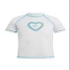 Kanu Surf girls Karlie Upf 50+ Sun Protective Rashguard Swim Rash Guard Shirt, Charlotte White, 14-16 US view 1