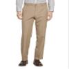 Arrow 1851 Men's Front Straight Fit Solid Twill Micro Dress Pant, Khaki, 33W x 30L view 1