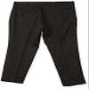 Arrow 1851 Men's Front Straight Fit Solid Twill Micro Dress Pant, Black, 33W x 32L view 2