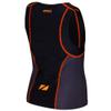 ZONE3 Unisex Kid's Triathlon, Black/Neon Oran, tal-lt view 2