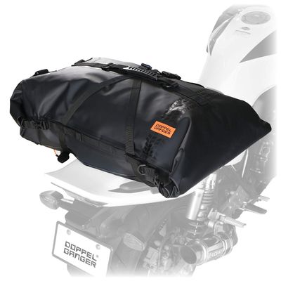 DOPPELGANGER Tarpaulin Touring Seat Bag, 13.2 gal (60 L), Motorcycle Tarpaulin Bag Series