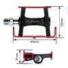 DIXNA Trace Pedal Body SL Cage SL Body Silver Cage Silver view 2