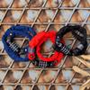 kuhaku 030371 Mitsukan (Mikan) Dial Type Bicycle Chain Lock, 4 Digit Freely Settings, Thickness 0.2 inches (4 mm) x Length 35.4 inches (90 cm), Red view 4