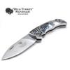 Wild Turkey Handmade Collection Old Fashioned Two Tone Lock Back Folding Knife.. (Wolf 1) view 2