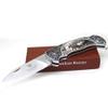 Wild Turkey Handmade Collection Old Fashioned Two Tone Lock Back Folding Knife.. (Deer 2) view 1
