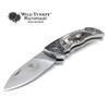 Wild Turkey Handmade Collection Old Fashioned Two Tone Lock Back Folding Knife.. (Deer 2) view 2