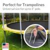 Pinnacle Mercantile 8 Pack Trampoline Wind Stakes Anchors Extra Heavy Duty Galvanized 12 Inch Long 1/2 inch Round U Shaped Made in USA view 3