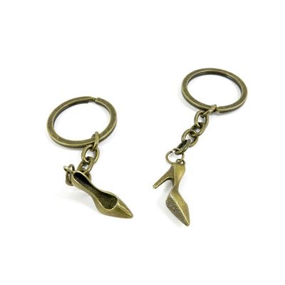 1 Items Keychain Keyring Key Tags Chains Rings Jewelry Bag Charms Z6VX4 High Heels Shoes