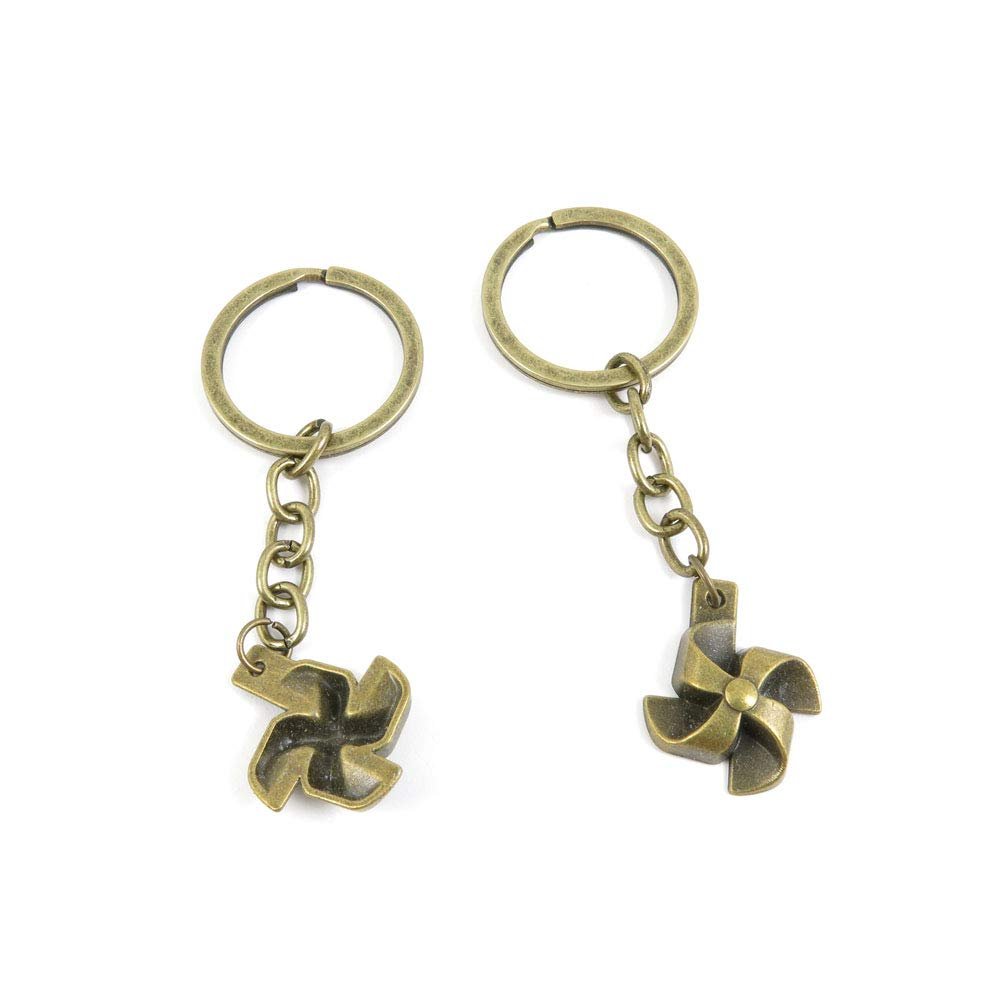 1 Items Keychain Keyring Key Tags Chains Rings Jewelry Bag Charms U7QJ5 Windmill