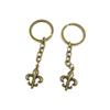 1 Items Keychain Keyring Key Tags Chains Rings Jewelry Bag Charms R2WI4 Fleur De Lis Iris Lily view 1