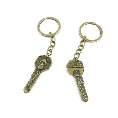 1 Items Keychain Keyring Key Tags Chains Rings Jewelry Bag Charms R6FA3 Italy Skeleton Key