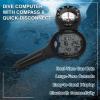 Aqualung i550C Dive Computer - Versatile Durable 3-Gas Computer Console with 3 Dive Modes, Bluetooth Data Transfer, Nitrox Mix Capability & Water Activation, Computer w/Compass & Quick-Disconnect, NH view 3