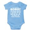 Awkward Moment Your Mom Sniffs Your Butt - Funny Baby Essentials Bodysuit - Baby Boy Clothes (Newborn, Light Blue) view 1