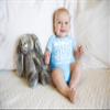 Awkward Moment Your Mom Sniffs Your Butt - Funny Baby Essentials Bodysuit - Baby Boy Clothes (Newborn, Light Blue) view 2
